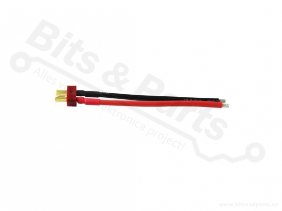 Voedingsconnectors Deans male+female met 16AWG kabeltje
